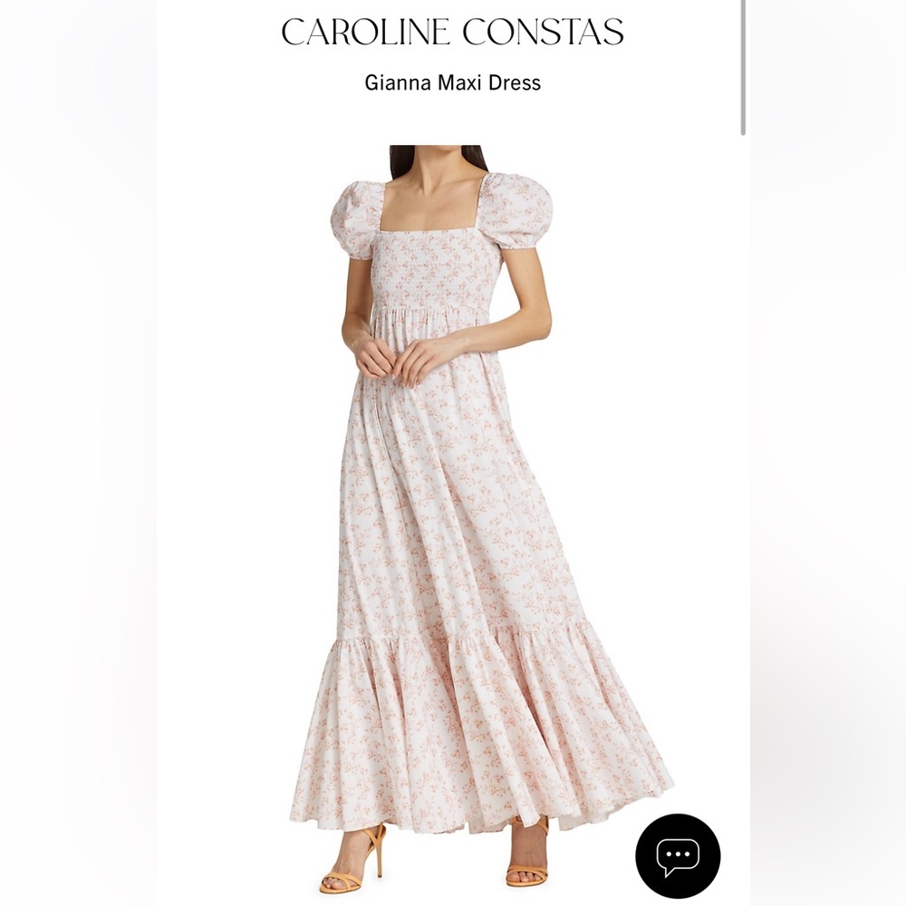 Caroline Constas Gianna Maxi Dress Blush